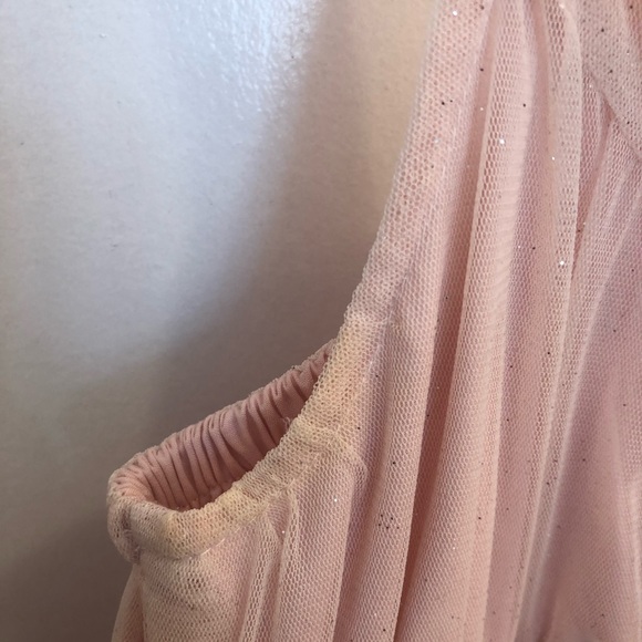 light Pink Sparkly Dress with a Little Bow - Picture 3 of 3